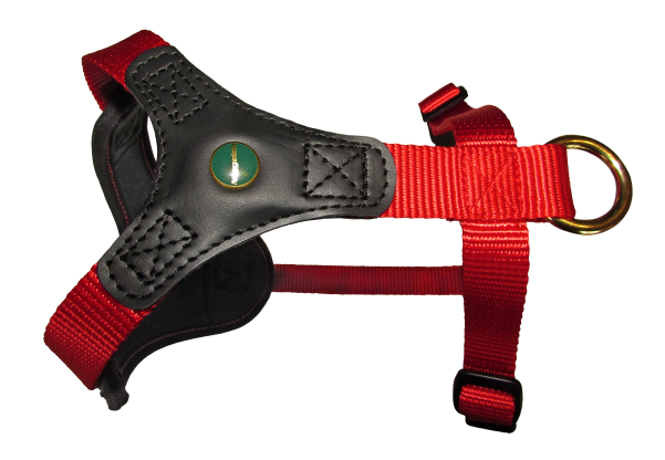 151700002 Hundefuhrgeschirr Follow START schwarz rot Gr. S Mfrei scaled